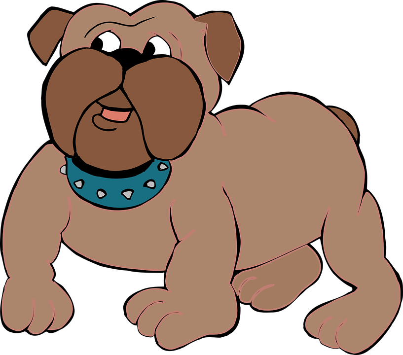 Cartoon Brown Dog Clipart PNG image