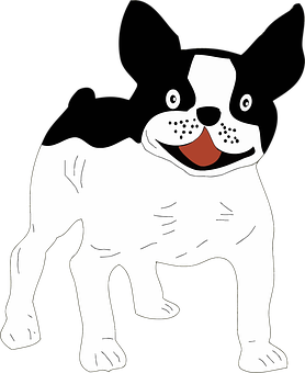 Cartoon_ Bulldog_ Smile PNG image