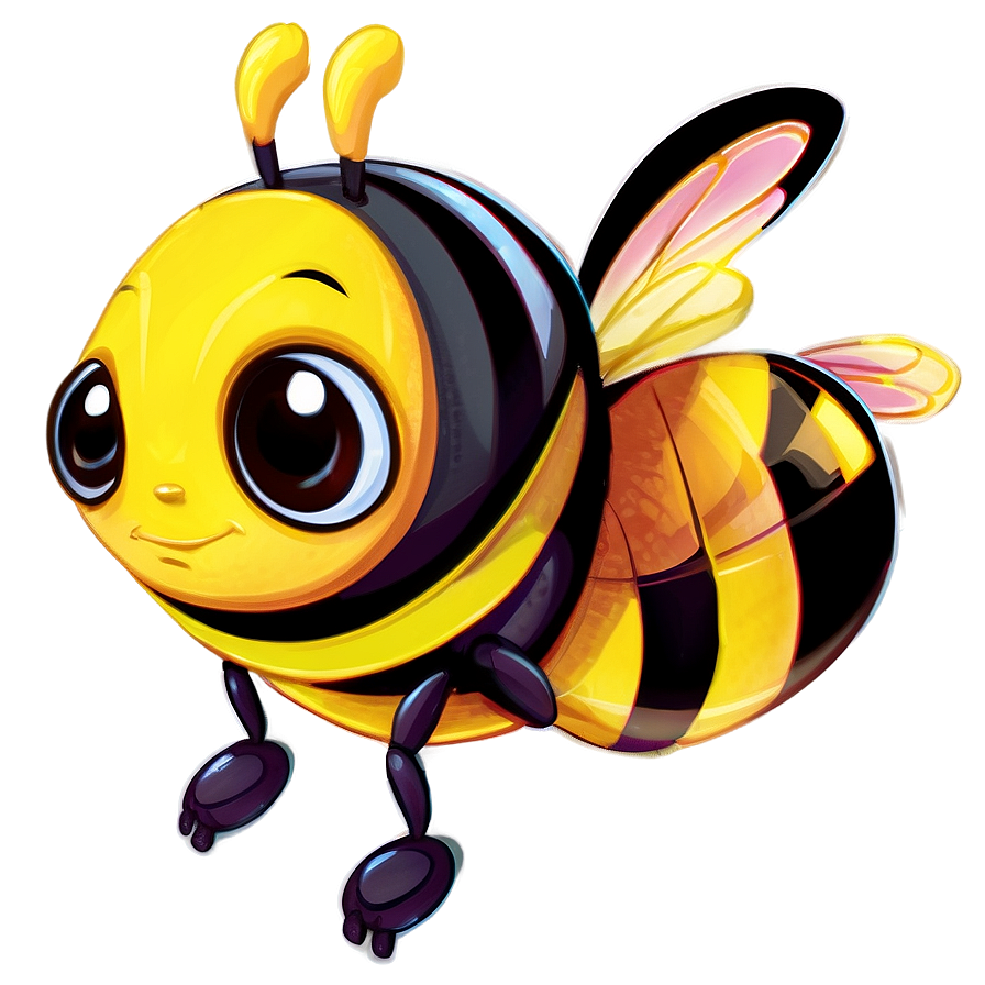 Cartoon Bumblebee Character Png 05252024 PNG image