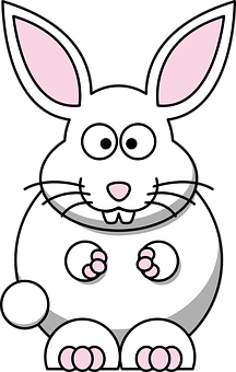 Cartoon Bunny Illustration PNG image