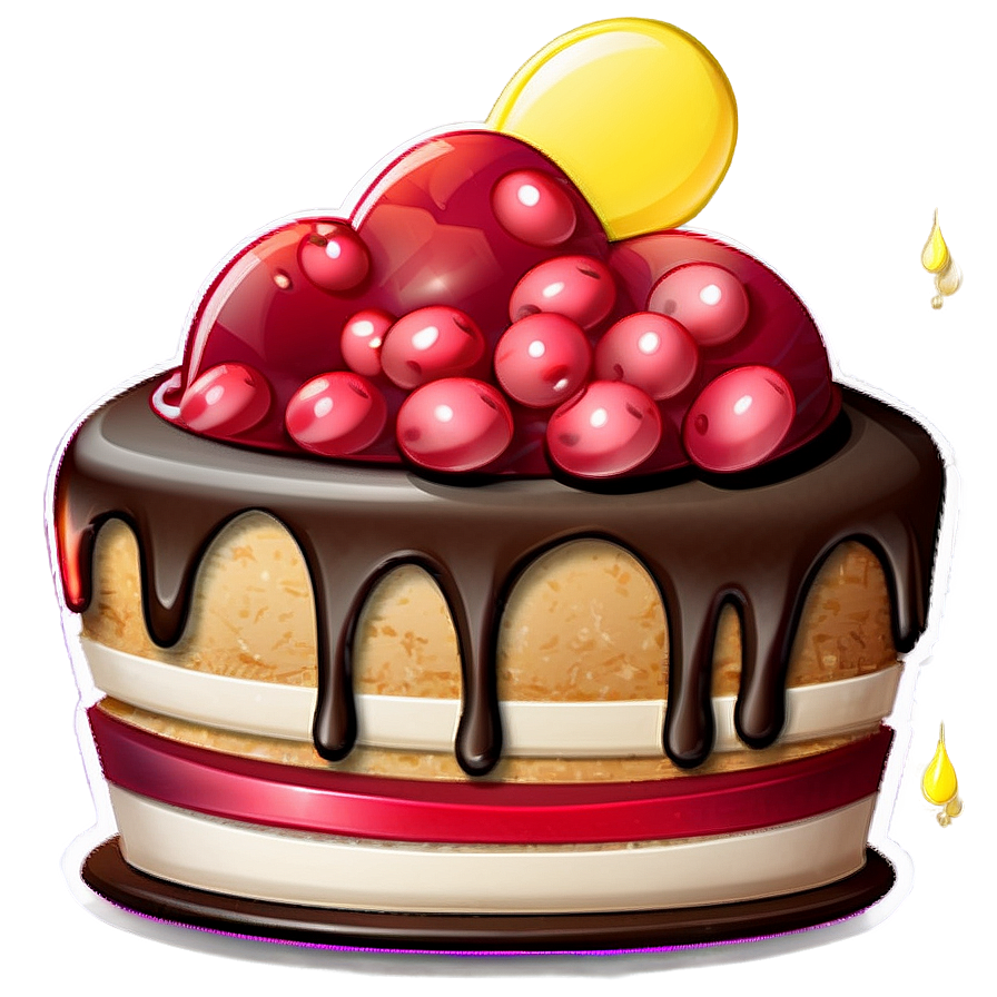 Cartoon Cake Emoji Png Iii17 PNG image