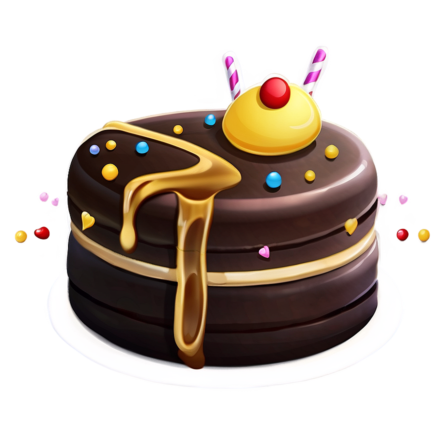 Cartoon Cake Emoji Png Qxa15 PNG image