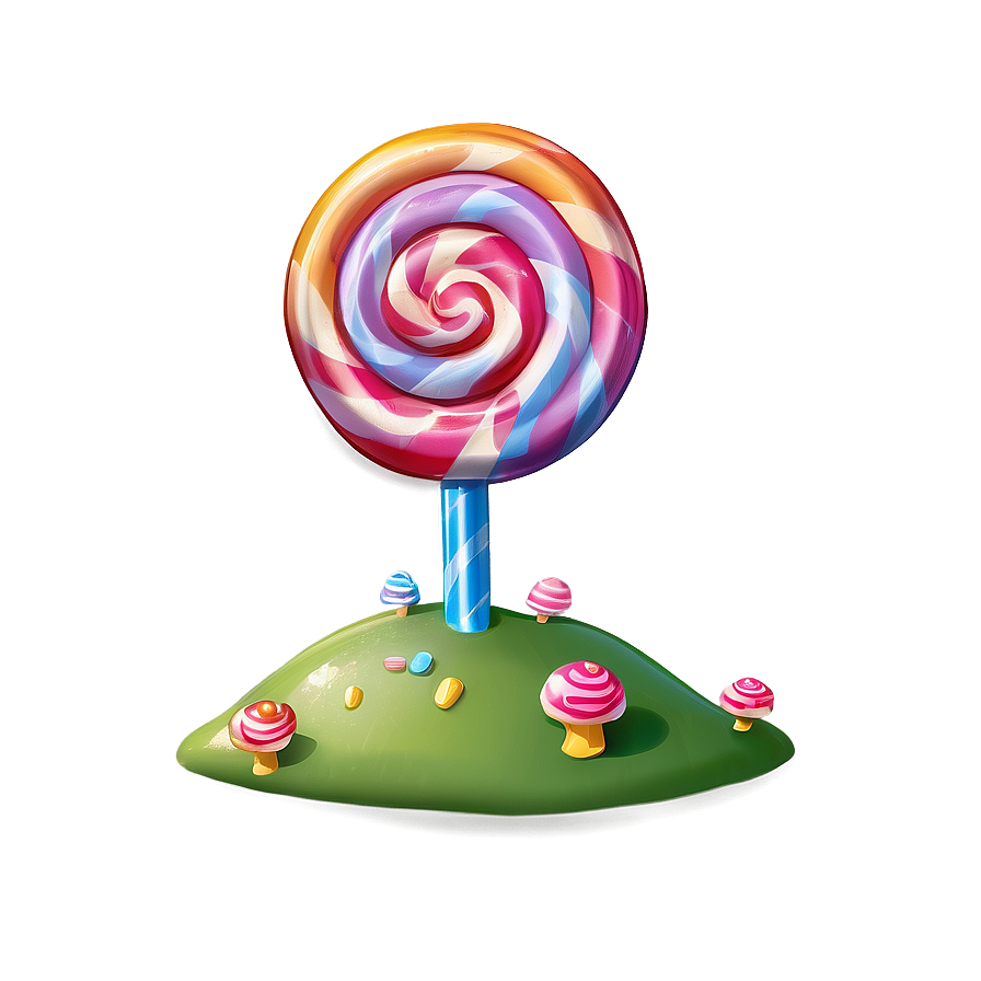 Cartoon Candy Land Scene Png Ymd PNG image