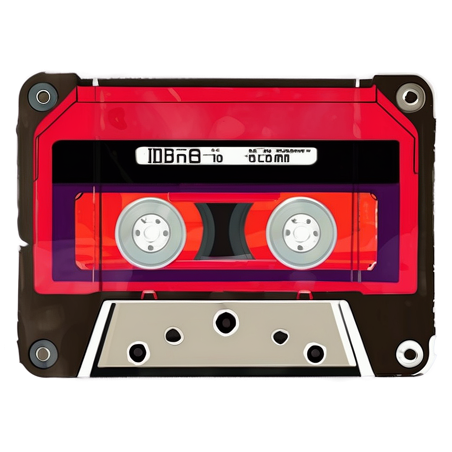 Cartoon Cassette Tape Png 05252024 PNG image