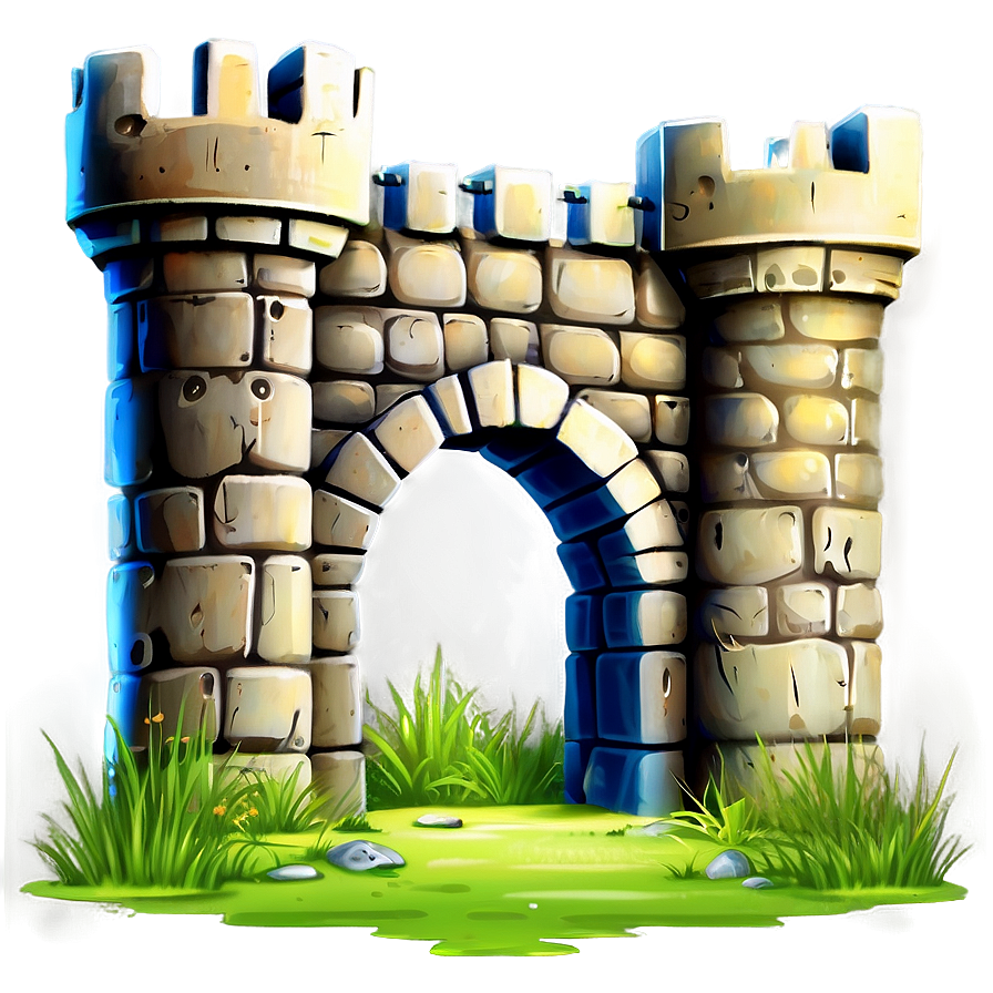 Cartoon Castle Ruins Png 29 PNG image