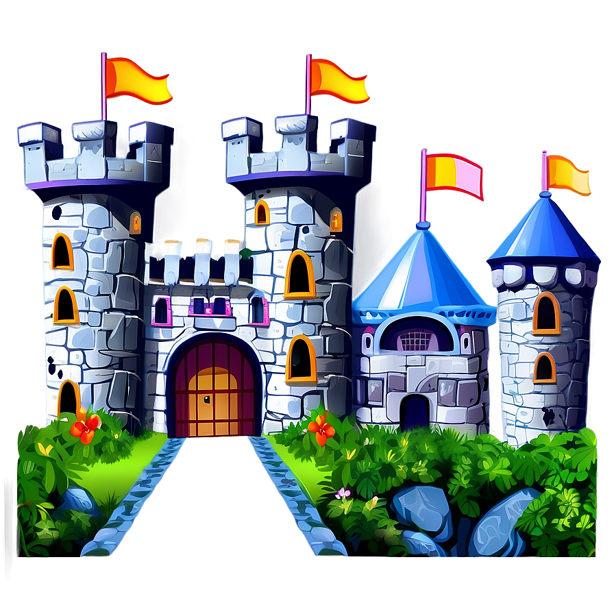 Cartoon Castles Png 05062024 PNG image