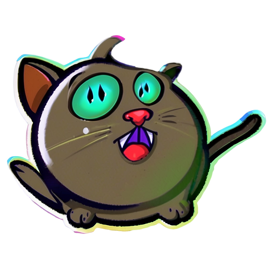 Cartoon Cat Character Png D PNG image