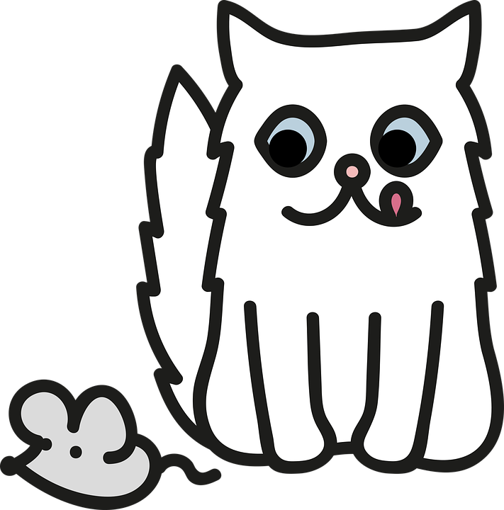 Cartoon Catand Mouse Friends PNG image