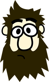 Cartoon Caveman Face PNG image