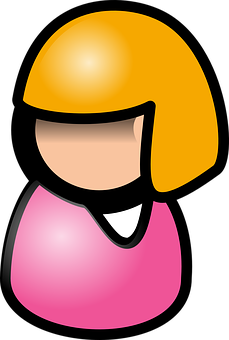 Cartoon Character Construction Helmet PNG image