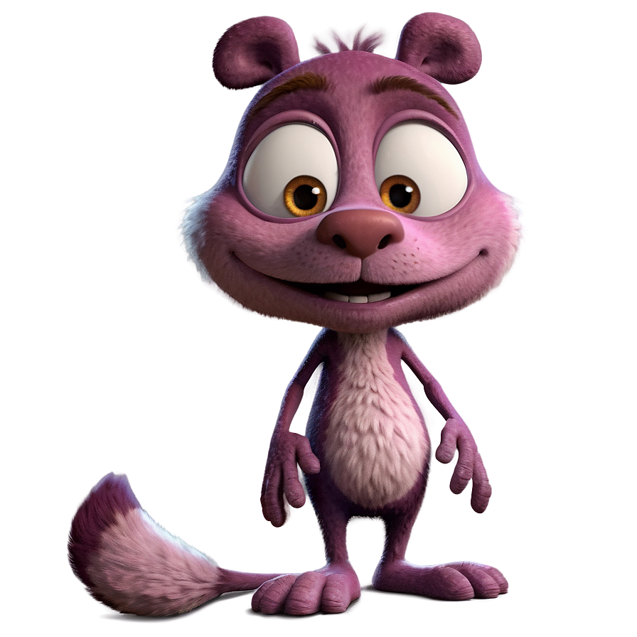 Cartoon Character D PNG image