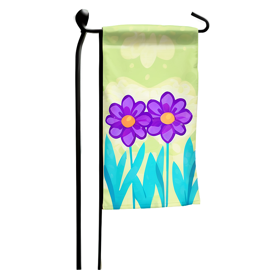 Cartoon Character Garden Flag Png 06292024 PNG image