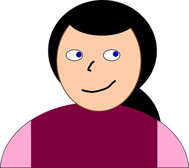 Cartoon Character Smiling Face.png PNG image