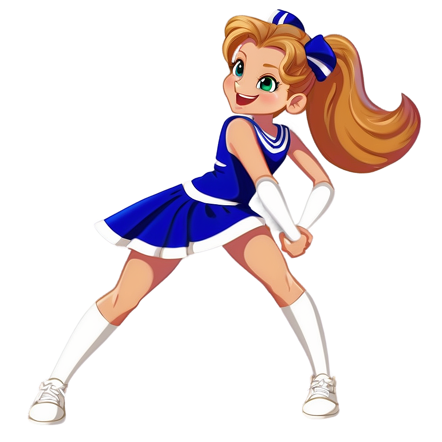 Cartoon Cheerleader Png 05252024 PNG image