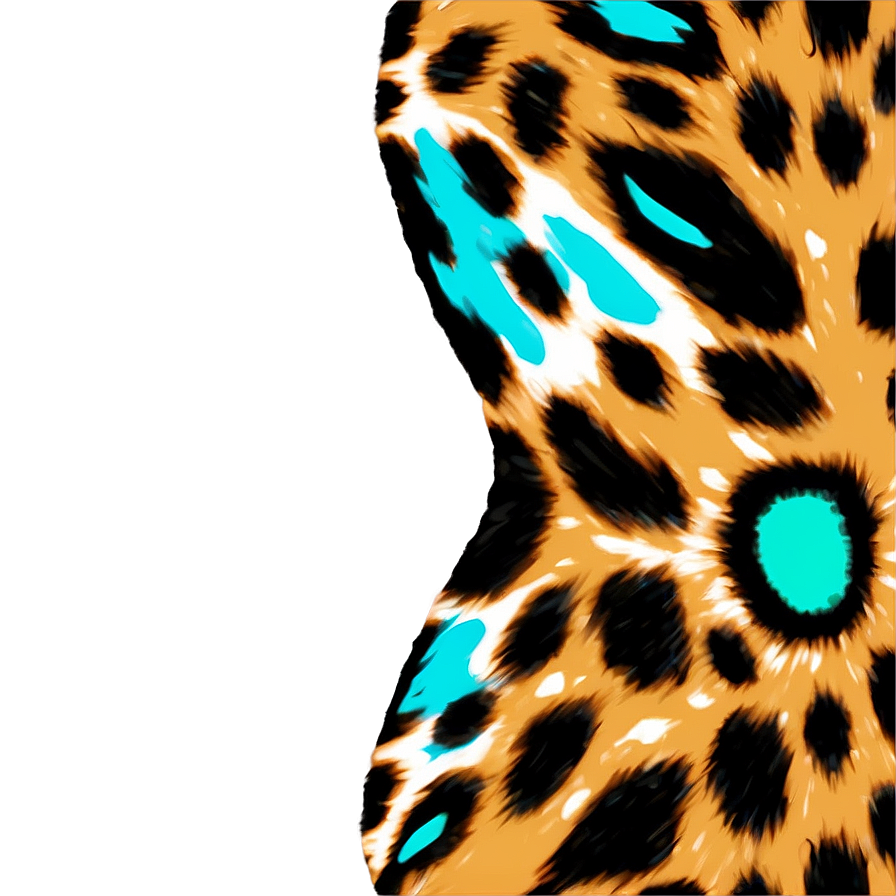 Cartoon Cheetah Print Fun Png 94 PNG image