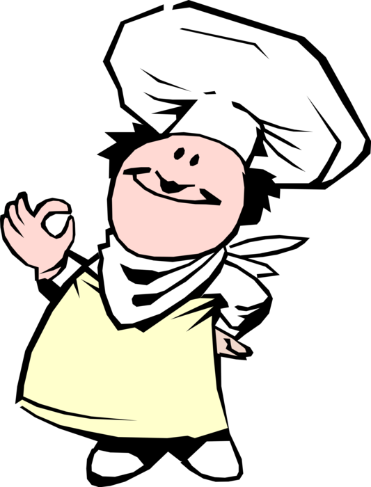 Cartoon Chef Character Gesture O K PNG image