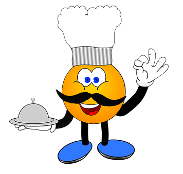 Cartoon Chef Character PNG image