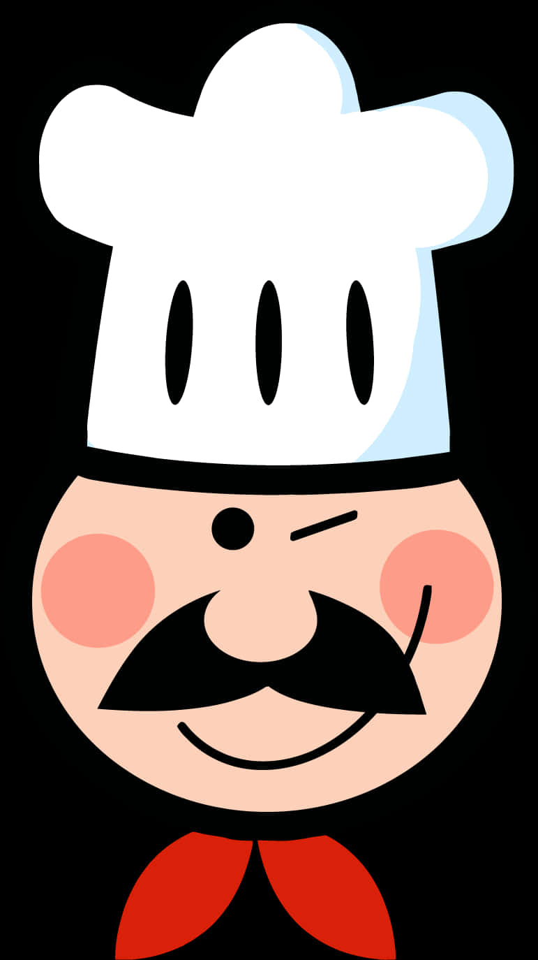 Cartoon Chef Characterwith Hat PNG image