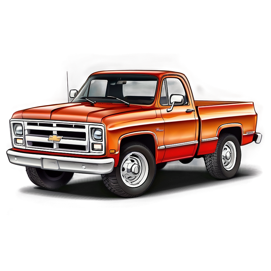 Cartoon Chevy Truck Png Jwx7 PNG image