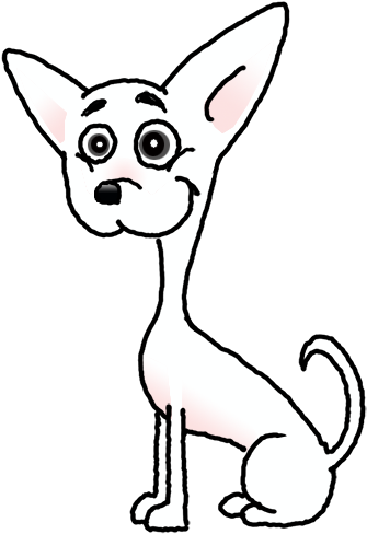 Cartoon Chihuahua Drawing PNG image