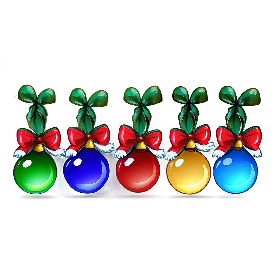 Cartoon Christmas Lights Arrangement Png 65 PNG image