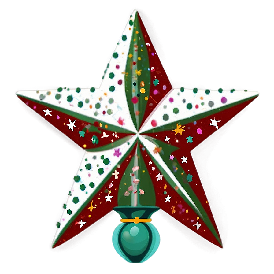 Cartoon Christmas Tree Star Png Bfj6 PNG image