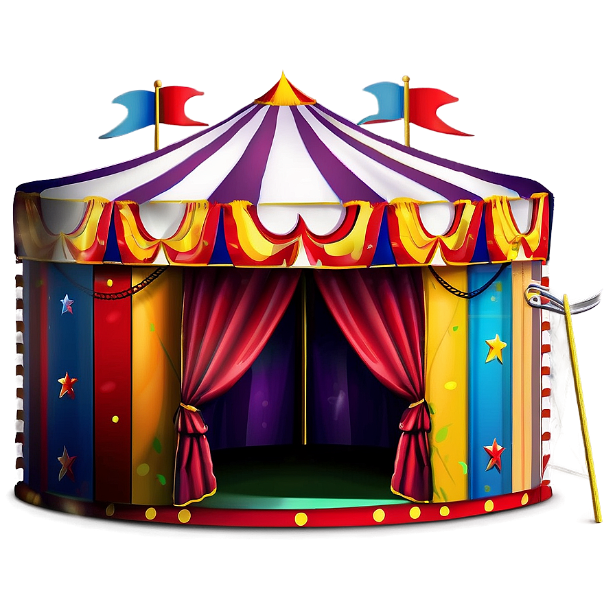 Cartoon Circus Tent Image Png Uwe19 PNG image