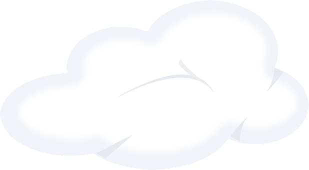 Cartoon Cloud Graphic PNG image