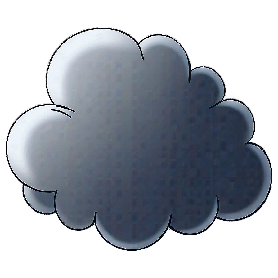 Cartoon Cloud In Different Shapes Png 05252024 PNG image