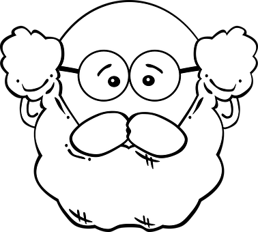 Cartoon Cloud Man Expression PNG image