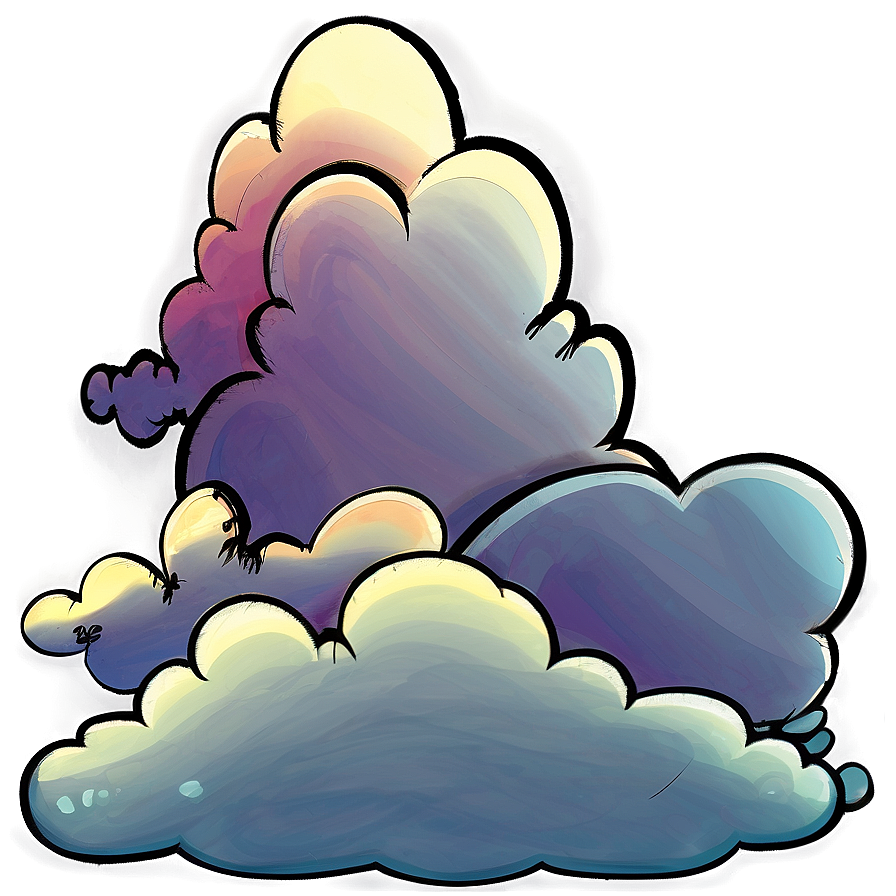 Cartoon Clouds Png Gmo PNG image