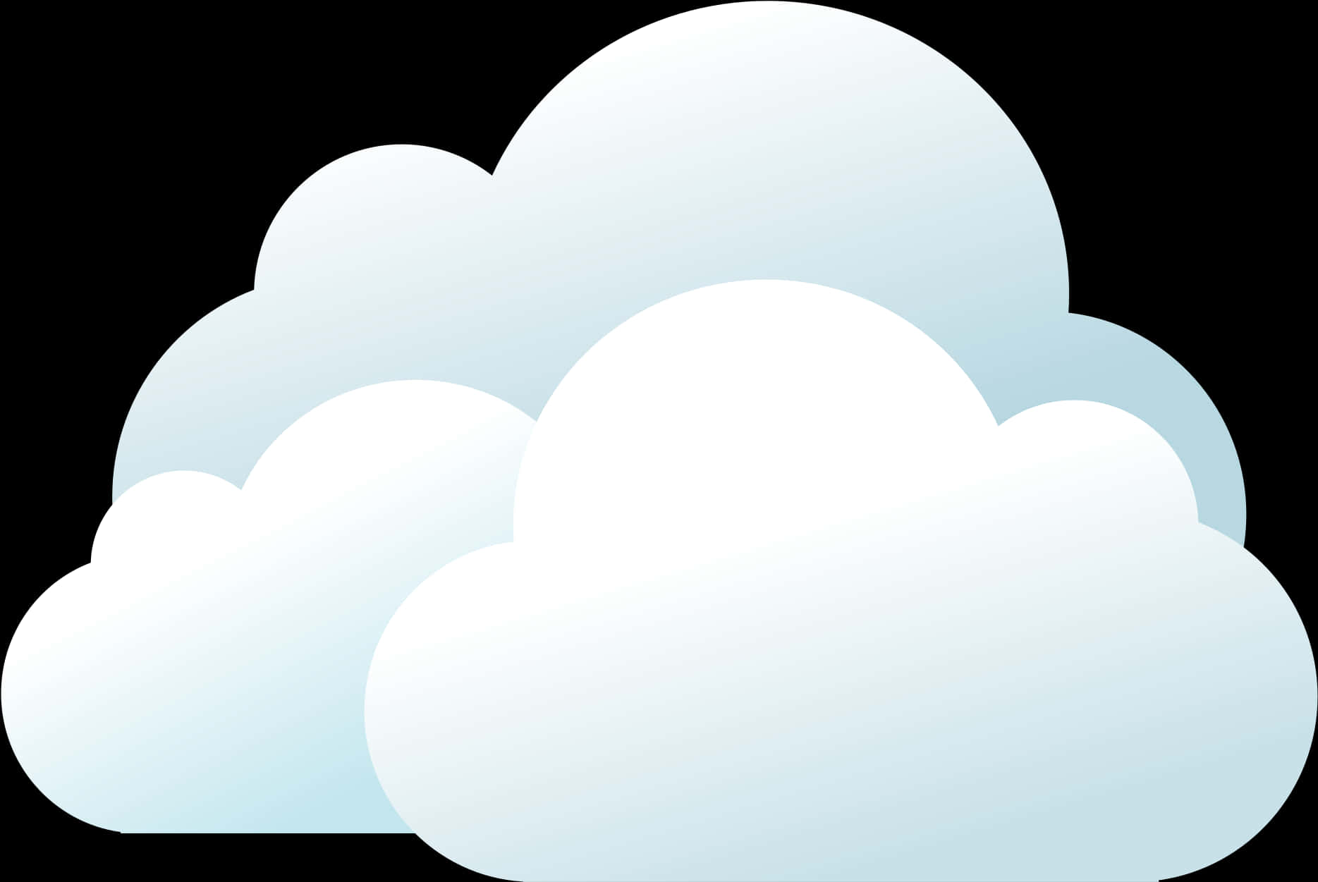 Cartoon Clouds Vector Illustration PNG image