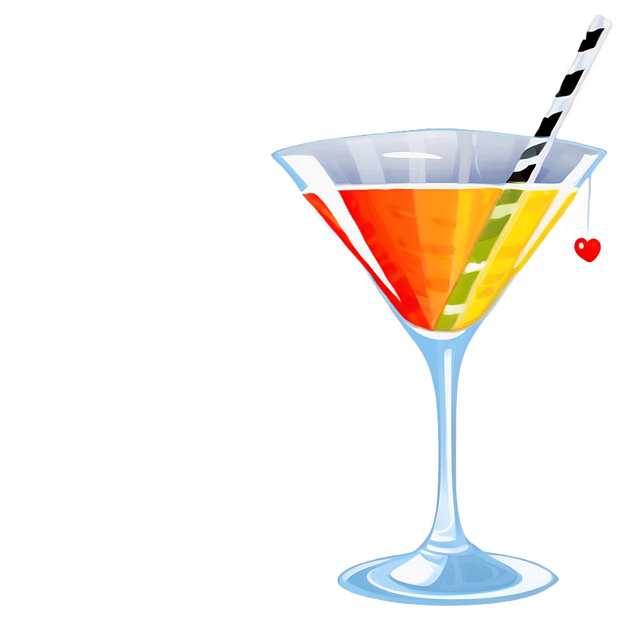 Cartoon Cocktail Glass Png 95 PNG image