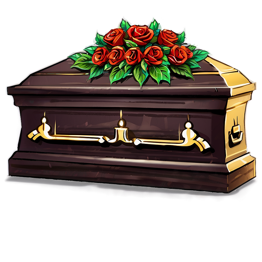 Cartoon Coffin Png 05242024 PNG image