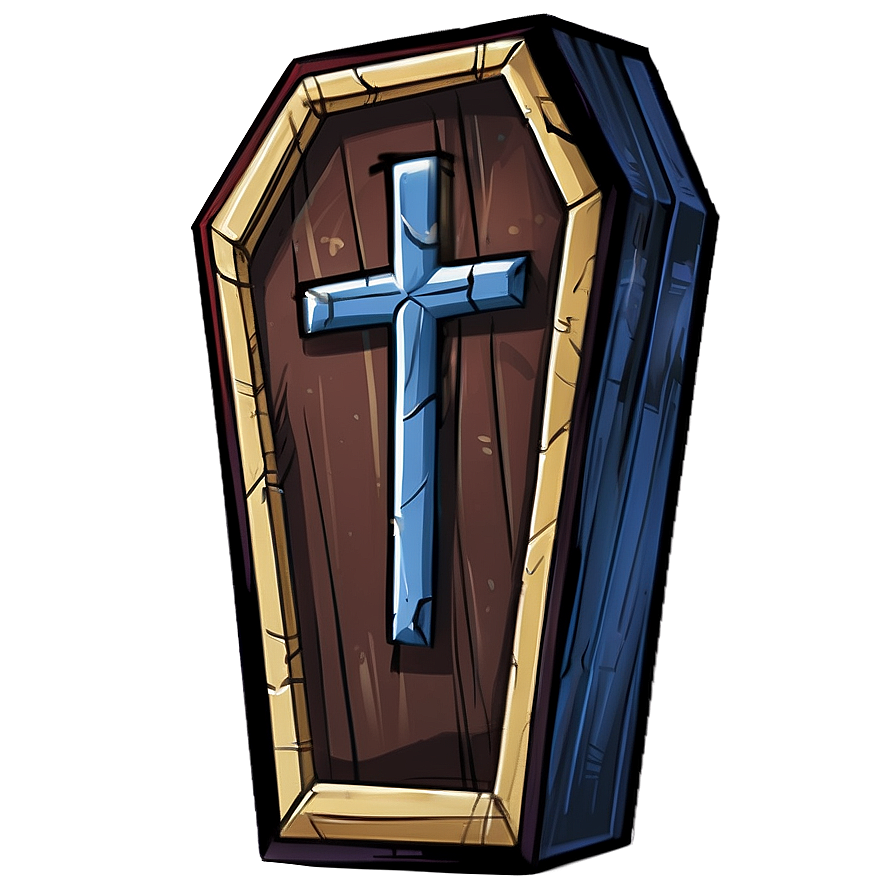 Cartoon Coffin Png Epf85 PNG image