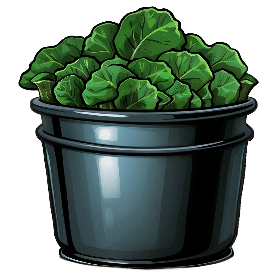 Cartoon Collard Greens Png Sgc21 PNG image