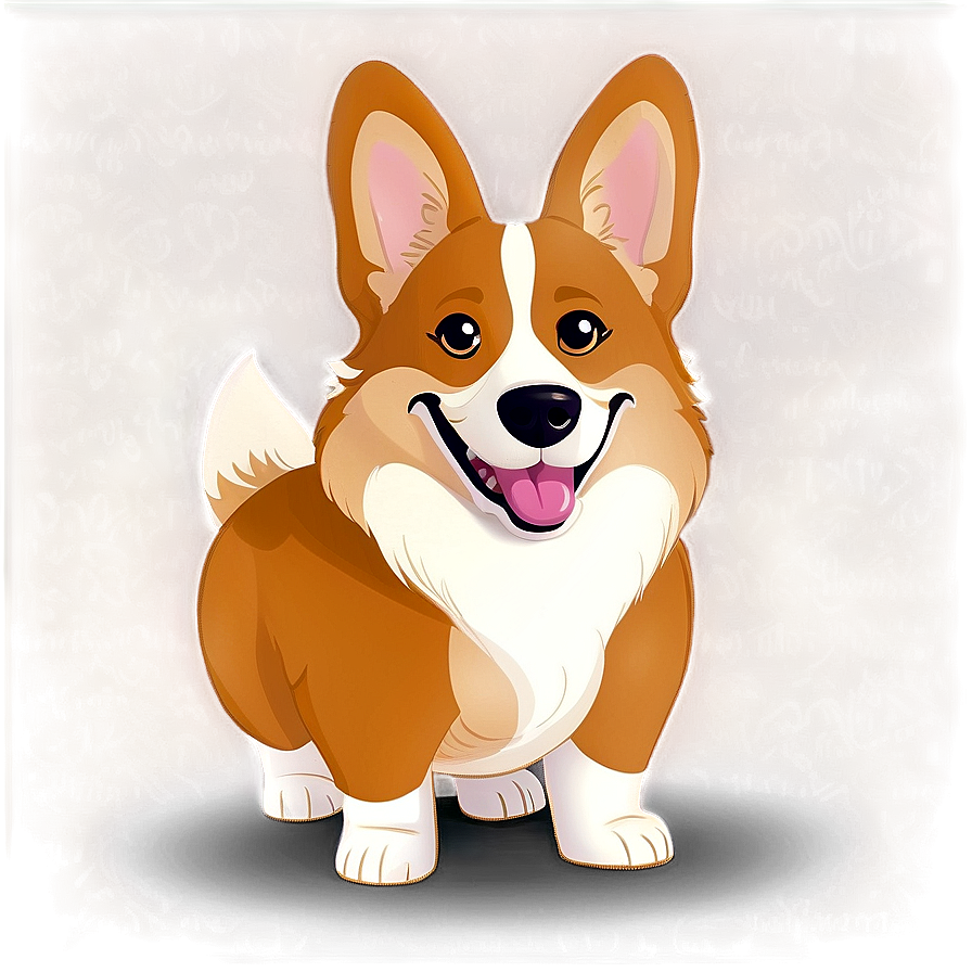 Cartoon Corgi Png 05212024 PNG image