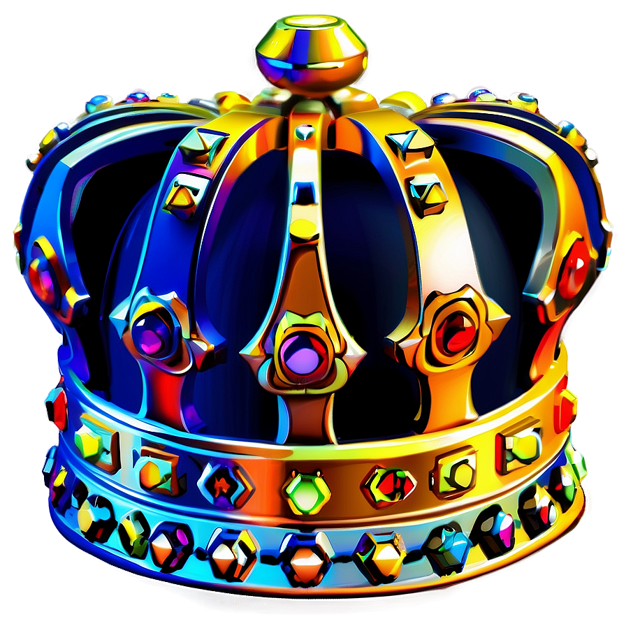 Cartoon Crown C PNG image