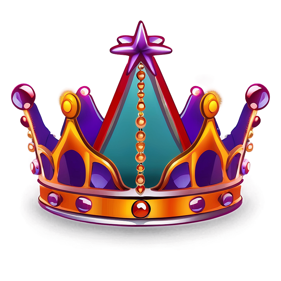 Cartoon Crown With Stars Png 73 PNG image