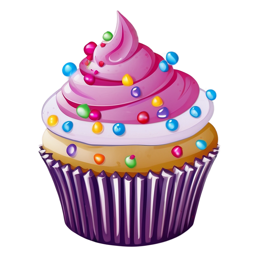 Cartoon Cupcake Png 05032024 PNG image