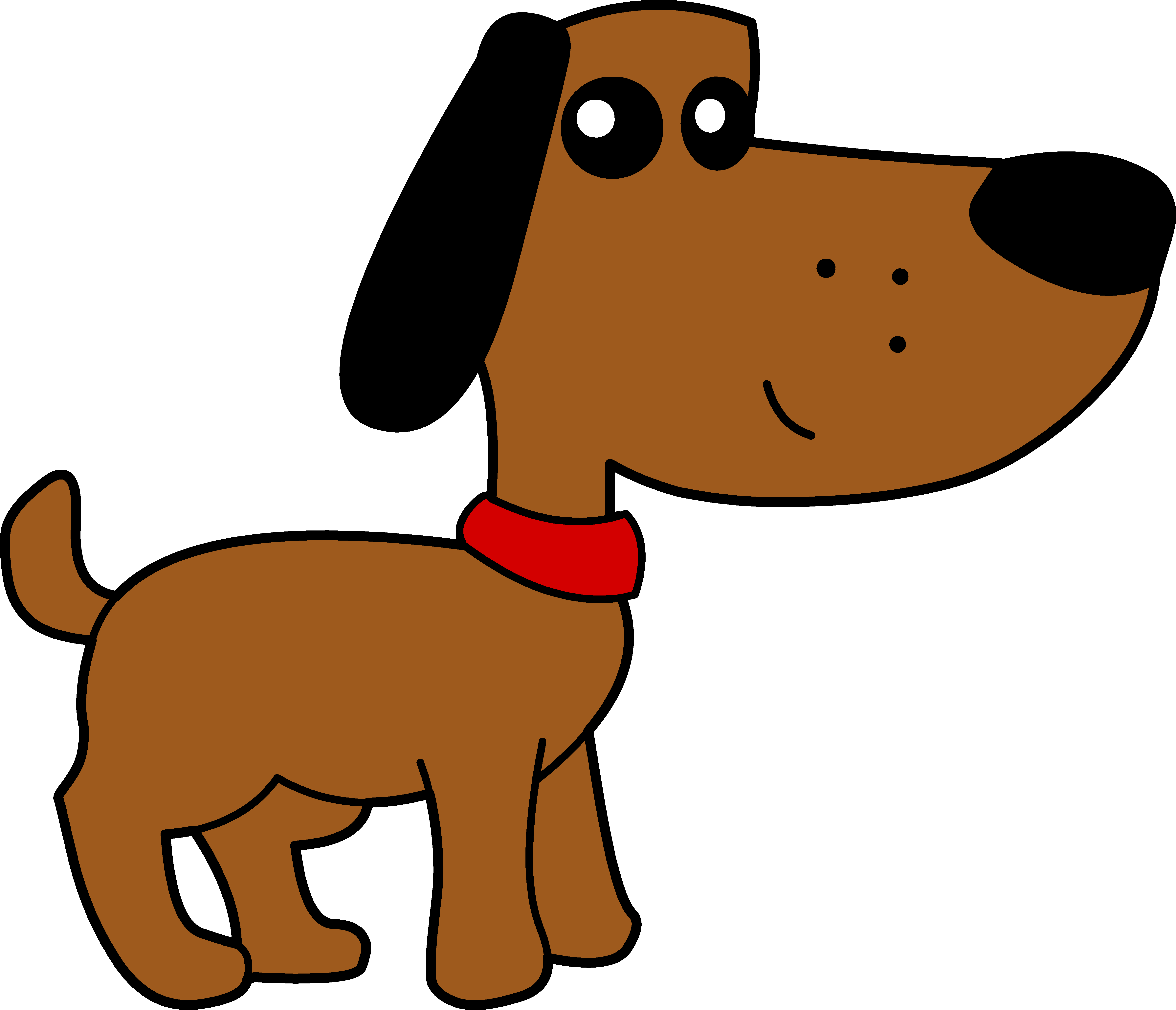 Cartoon Dachshund Dog Illustration PNG image