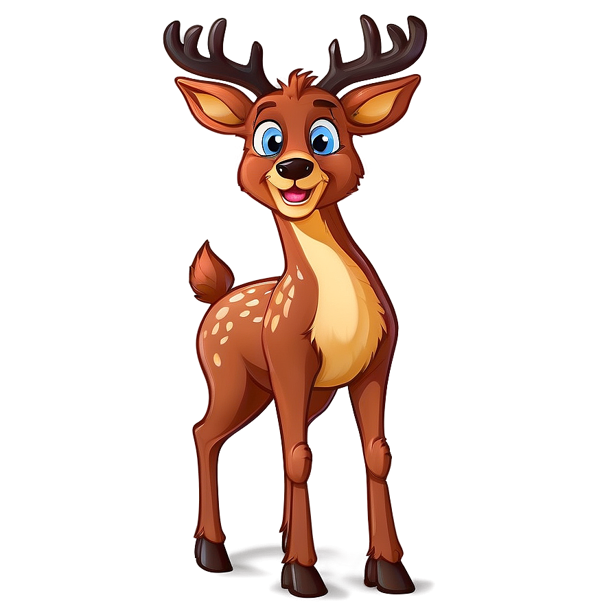 Cartoon Deer Character Png 05062024 PNG image