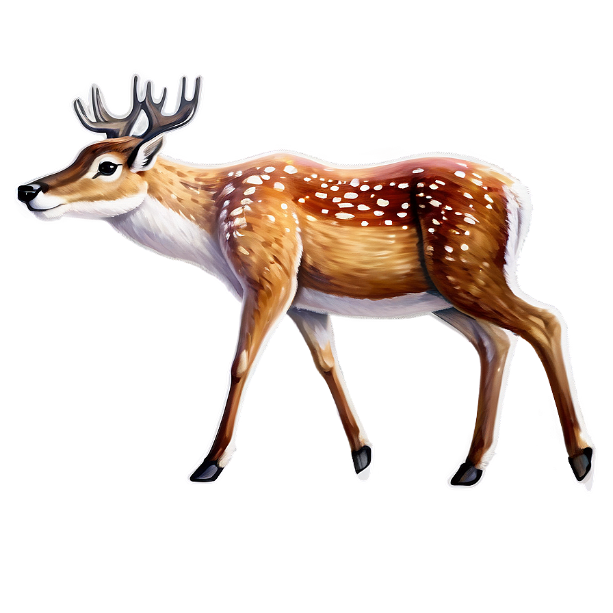 Cartoon Deer Character Png Fuh PNG image