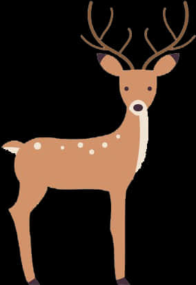 Cartoon Deer Illustration PNG image