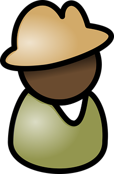 Cartoon Detective Icon PNG image