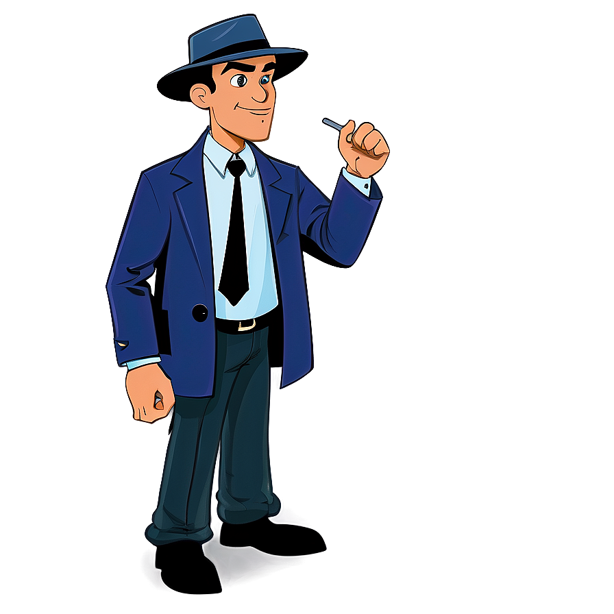 Cartoon Detective Png Xdx PNG image