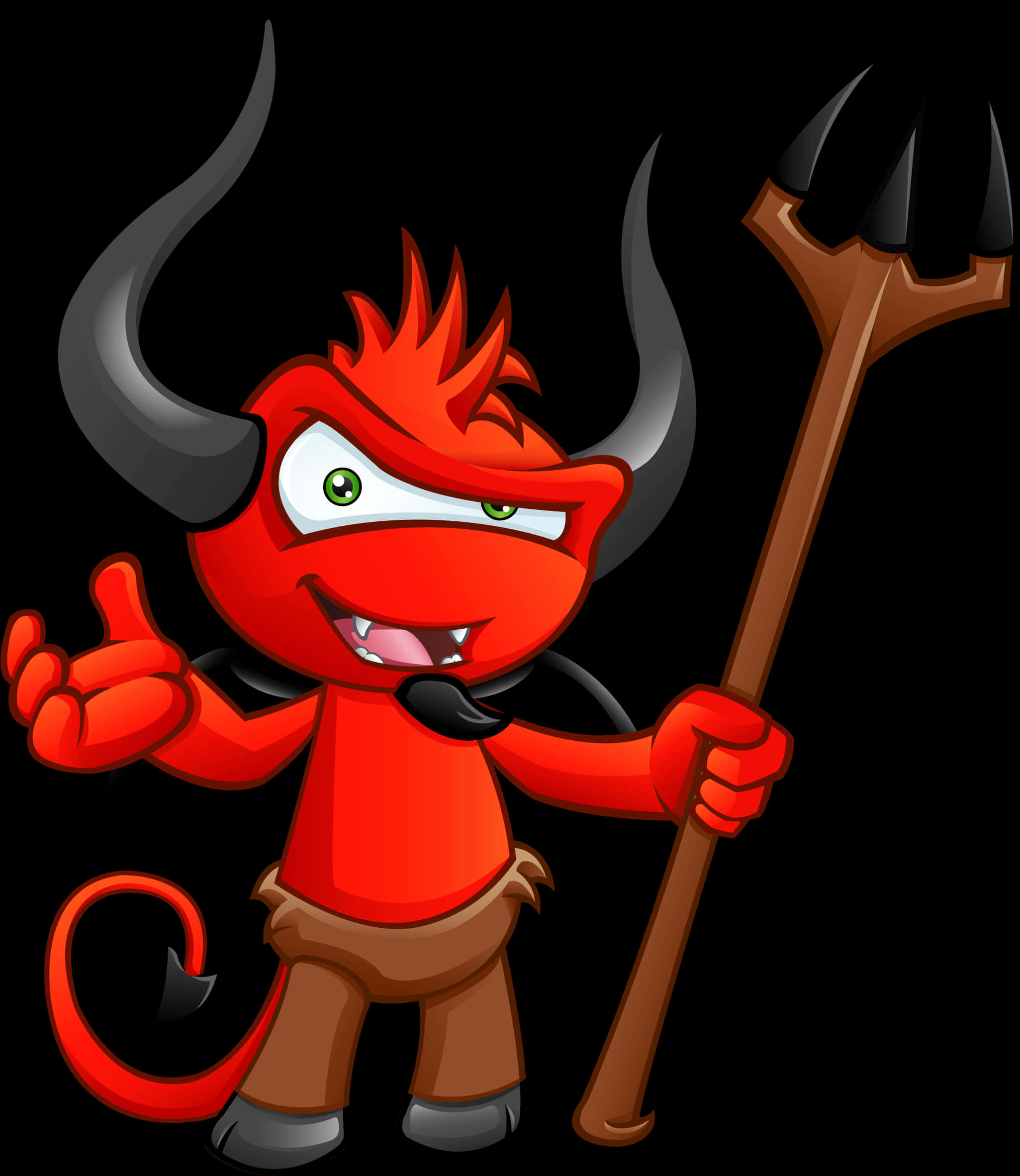 Cartoon Devil Character PNG image