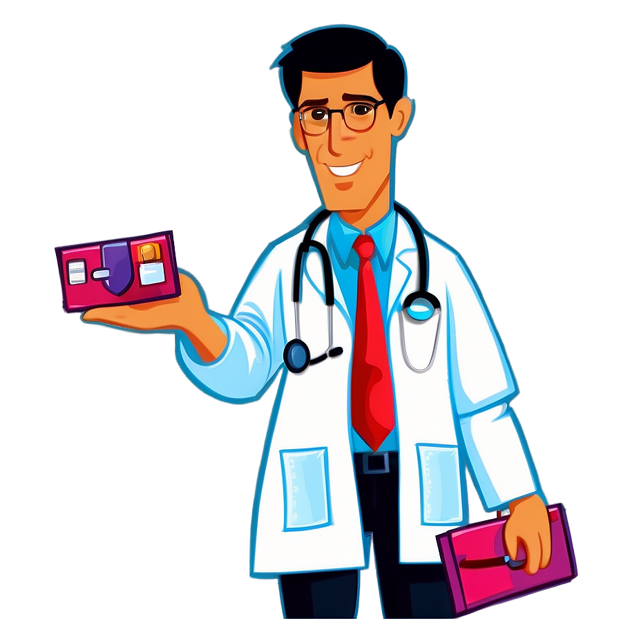 Cartoon Doctor Character Png Yds PNG image