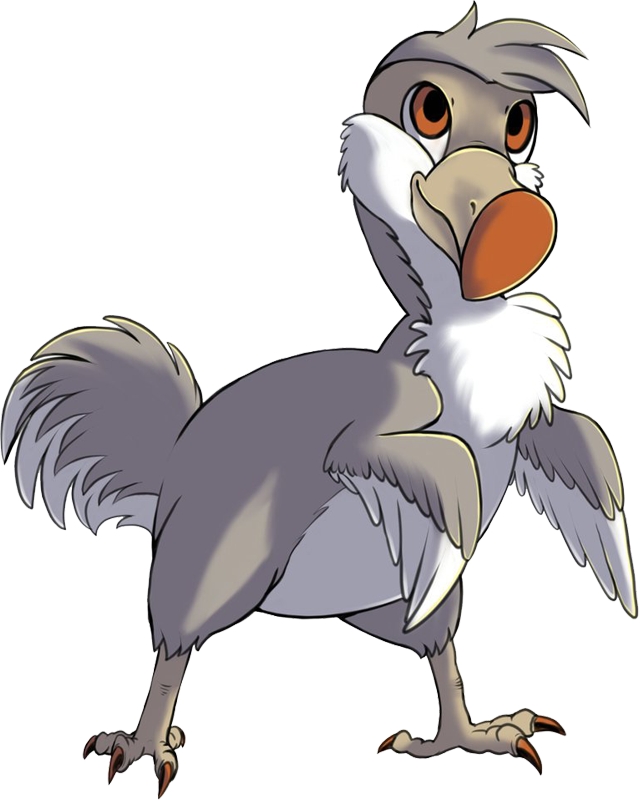 Cartoon Dodo Bird Illustration PNG image