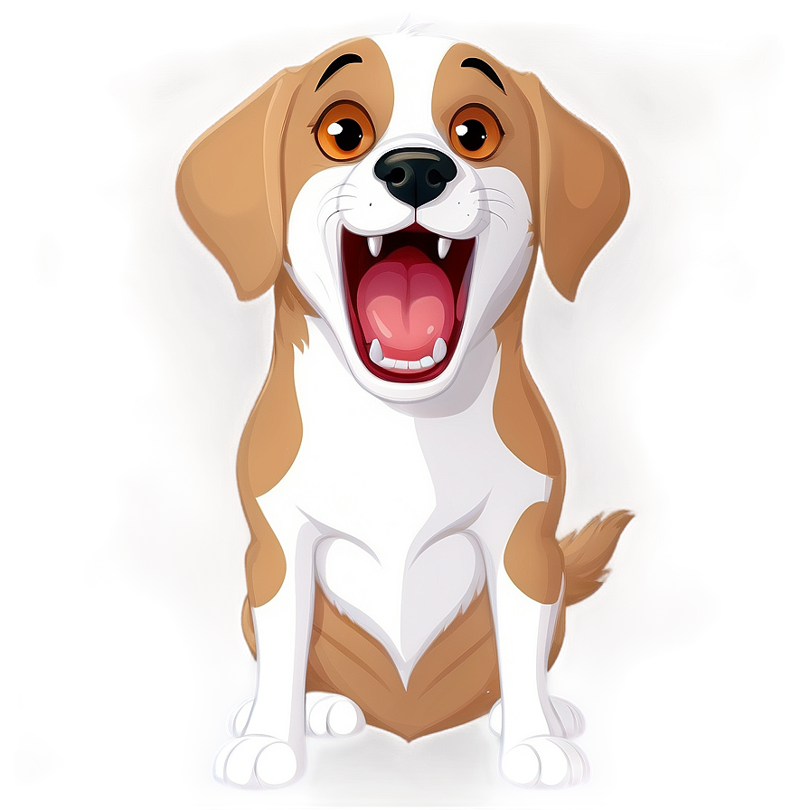 Cartoon Dog Barking Png 06272024 PNG image